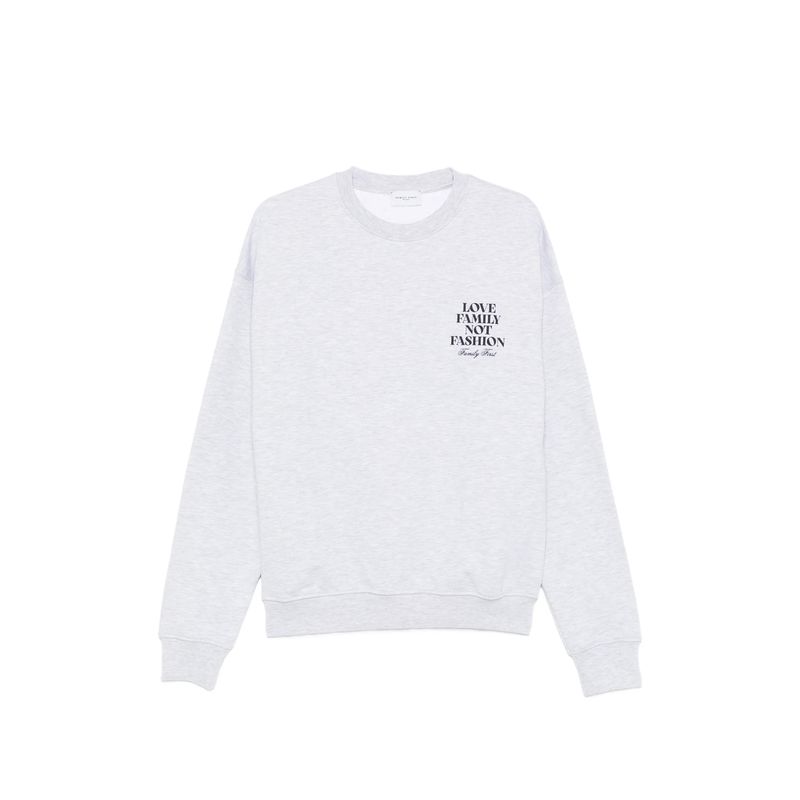 Family First Grey Sweaters  Knitwear  Sweatshirts Men